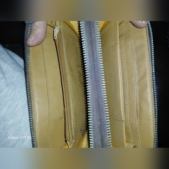 Micheal Kor Double Zip Wristlet - Picture 5 of 6